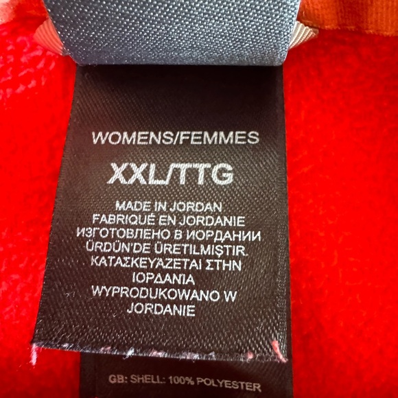 North Face Pink Fleece Jacket Quarter-Zip - Picture 5 of 5